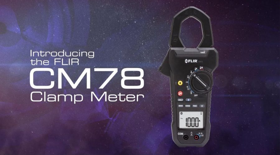 Video Medidor de tenaza FLIR CM78 1000A AC/DC