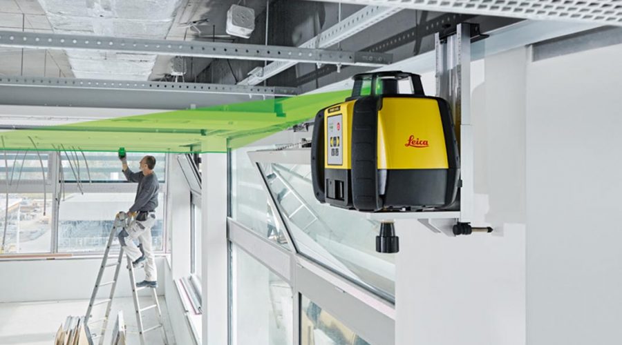 Video Nivel láser Leica Rugby 610 con receptor RE 140