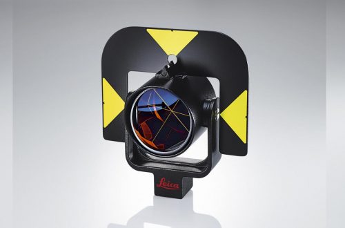 Imagen Prisma Circular Leica GPR121 con soporte