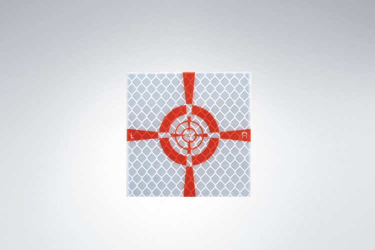 Diana reflectante adhesiva roja