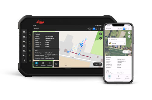 Imagen Software de recogida de datos Leica Zeno Mobile