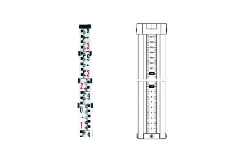 Imagen Mira de nivelación de aluminio