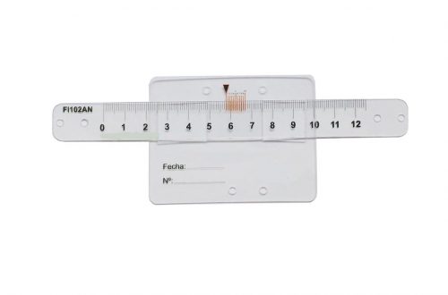 Imagen Fisurómetro para paramento plano con tornillos o adhesivo doble cara resistente ACRE