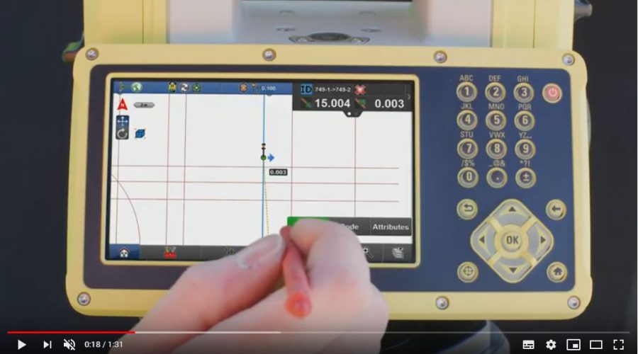 Video Estação total manual para construção Leica iCON iCB70