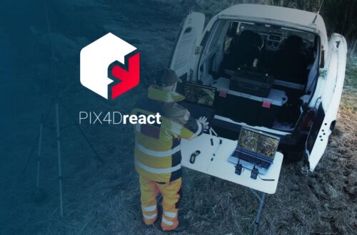 Imagen Pix4Dreact. Software de mapeado para emergencia