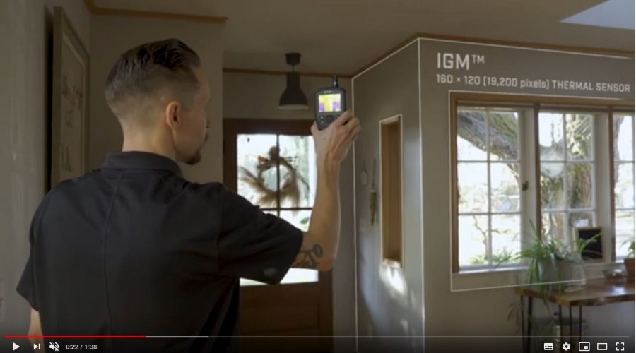 Video Cámara termográfica y sensor de humedad FLIR MR277