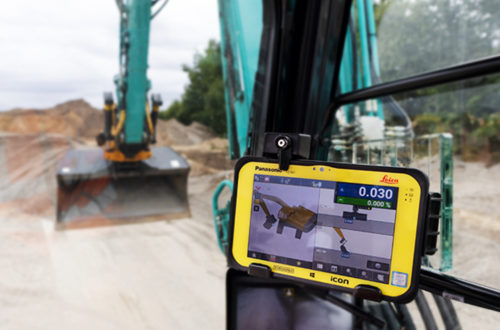 Imagen Control de maquinaria para excavadora Leica iCON site 3D