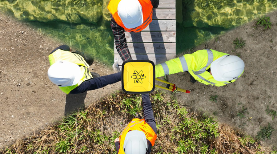 Video Antena Leica iCON gps 160 de posicionamiento en obra