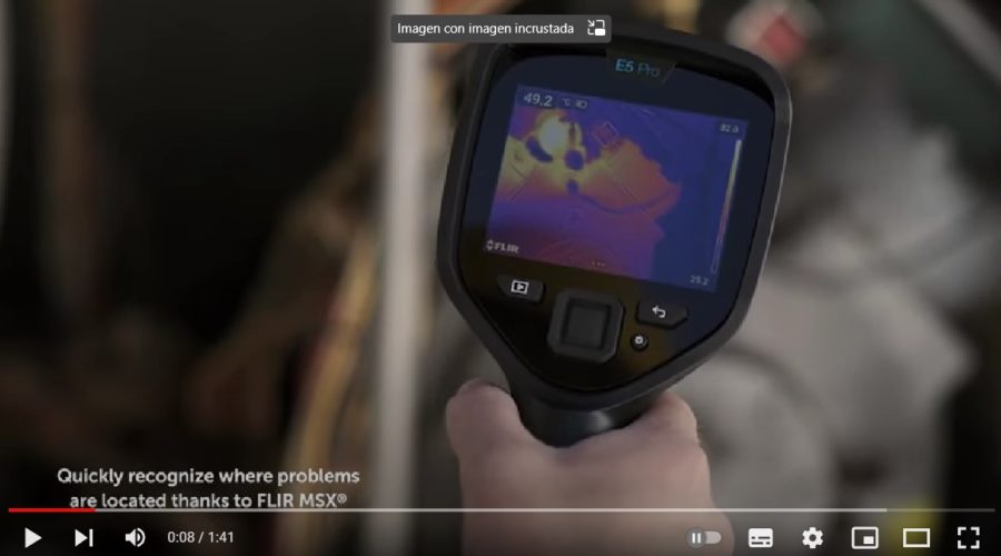 Video Cámara termográfica FLIR E5 Pro con Ignite™ Cloud