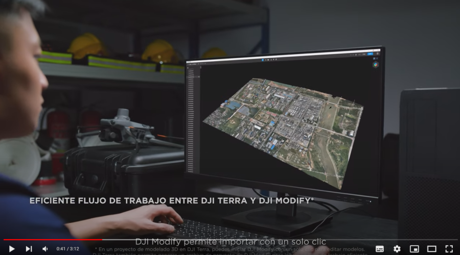 Video DJI Modify Software inteligente para editar modelos 3D