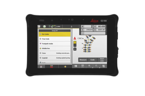 Imagen Leica iCON CC180. Controladora de campo