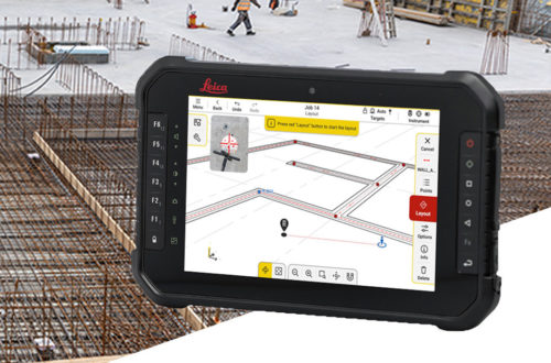 Imagen Leica iCON trades para replanteo